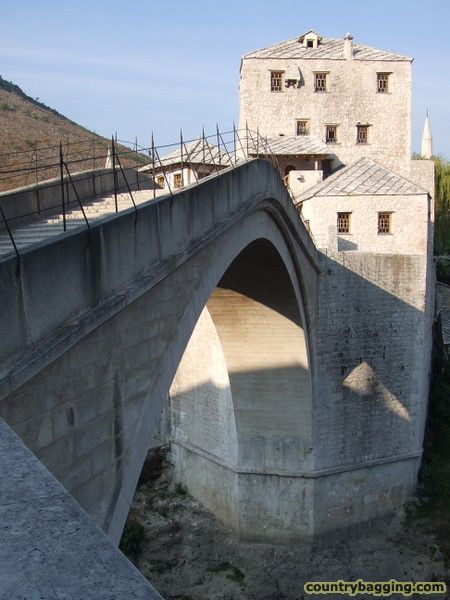 The Bridge in Mostar - www.countrybagging.com