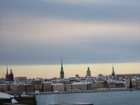 Stockholm dusted with snow - www.countrybagging.com