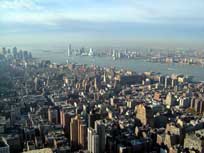 View from the Empire State Building - countrybagging.com